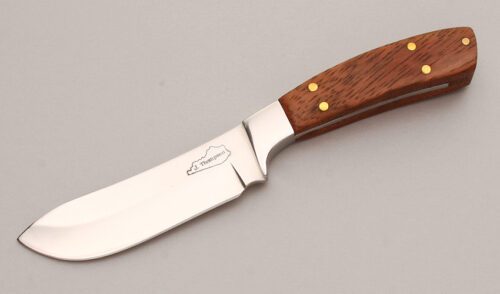 Jim Thompson Small Skinner with Walnut Wood Scales handle material - Obverse Side - Item #KLC12911