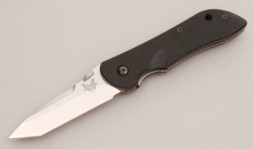 Benchmade Knives 905 Mini Stryker Linerlock with Black G-10 Scales handle material - Obverse Side - Item #KLC12948