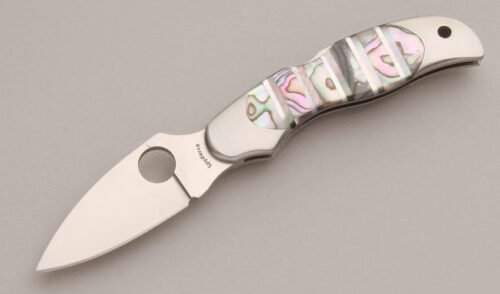Spyderco Knives C92AWP 3 Flavors Kopa Midlock with Stainless Frame handle material - Obverse Side - Item #KLC12959