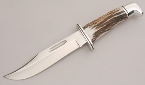 Buck Knives 119 Special/Stag with Stag Handle handle material - Obverse Side - Item #KLC12978