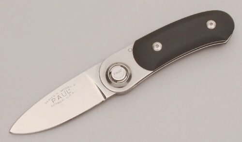 Gerber Knives Paul Series II Model 2 with Black Zytel Scales handle material - Obverse Side - Item #KLC12989