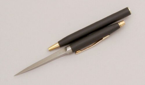 Pat Crawford Cross Pen Devil Dart with N/A handle material - Obverse Side - Item #KLC13009