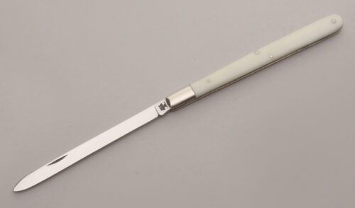 Case Cutlery 4100 Melon Tester with Whited Delrin Handle Scales handle material - Obverse Side - Item #KLC13218