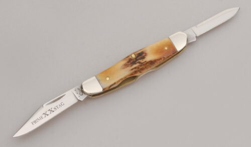 Case Cutlery Humpback Half Whittler with Stag Handle Scales handle material - Obverse Side - Item #KLC13238