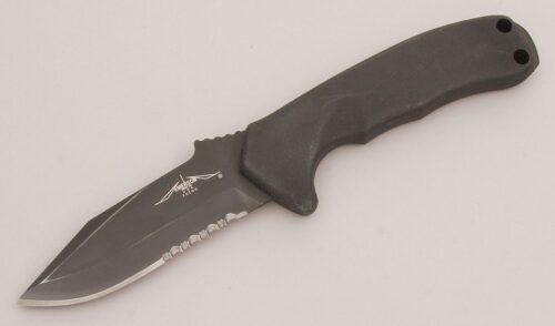 Emerson Knives Police Knife with Black G10 Handle handle material - Obverse Side - Item #KLC13245