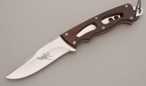 Viper Knives Kanguro Hunter with Cocobolo Wood Handle handle material - Obverse Side - Item #KLC13290