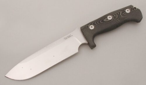 LionSteel M7 with 4D Machined Micarta Handle handle material - Obverse Side - Item #KLC13343