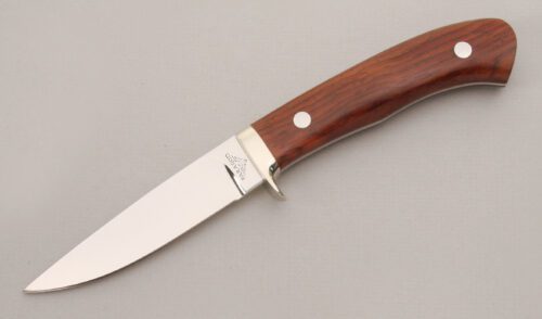 Paragon Knives George Herron Design Hunter with Cocobolo Wood Handle Scales handle material - Obverse Side - Item #KLC13365