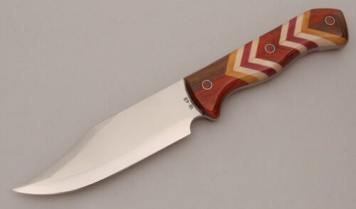 Hal McBee Clip Point Hunter with N/A handle material - Obverse Side - Item #KLC13403