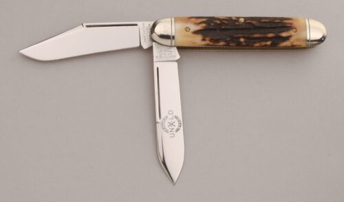 Great Eastern Cutlery 542208LP Northfield Big Jack with Stag Handle Scales handle material - Obverse Side - Item #KLC13438