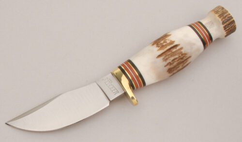 Marble's Knives Fieldcraft with Stag Handle handle material - Obverse Side - Item #KLC13458