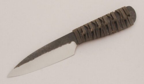Corey Dunlap EDC Utility with Cord Wrapped Handle handle material - Obverse Side - Item #KLC13490