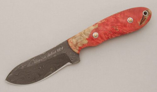 Barry Dawson Dawson Select Green River with Red Maple Burl Wood Scales handle material - Obverse Side - Item #KLC13508