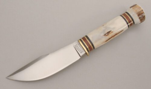 Marble's Knives Woodcraft with Stag Handle handle material - Obverse Side - Item #KLC13541