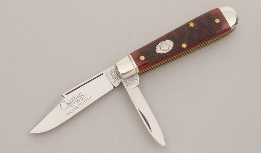 Great Eastern Cutlery 141218 Boys Knife with Elderberry Jigged Bone Scales handle material - Obverse Side - Item #KLC13550