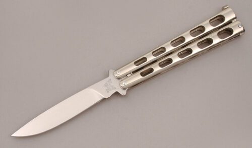 Benchmade Knives Balisong Butterfly with Zamak Handles handle material - Obverse Side - Item #KLC13608