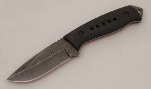 Unknown Maker Fighter with Black Phenolic Scales handle material - Obverse Side - Item #KLC13648