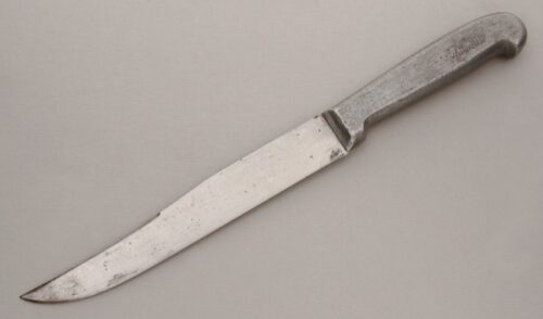 F.J. Richtig Kitchen Knife with Cast Aluminum Handle handle material - Obverse Side - Item #KLC13721