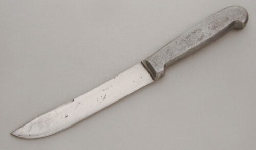 F.J. Richtig Kitchen Knife with Cast Aluminum Handle handle material - Obverse Side - Item #KLC13722