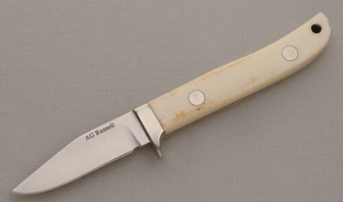 A.G. Russell Splinter Picker with Mammoth Ivory Handle Scales handle material - Obverse Side - Item #KLC13726