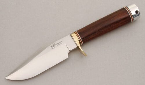 BlackJack Knives Trail Guide with Cocobolo Wood Handle handle material - Obverse Side - Item #KLC13759