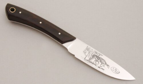Jose Ojeda Hunter with Cocobolo Wood Handle Scales handle material - Obverse Side - Item #KLC13786