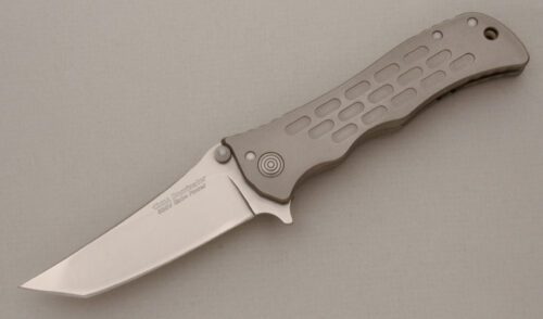 Camillus Cutlery Darrel Ralph Cuda Dominator with Titanium Frame handle material - Obverse Side - Item #KLC13796