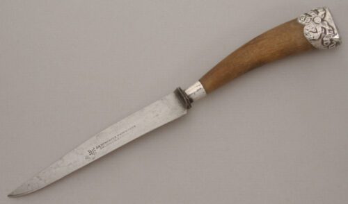 J.A. Henckels Hunter with Horn Handle handle material - Obverse Side - Item #KLC13836