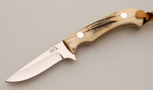 Keith Murr Small Hunter with Stag Handle Scales handle material - Obverse Side - Item #KLC13858