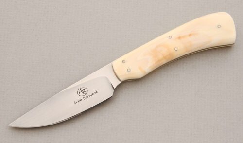 Arno Bernard Scavenger Series Jackal with Warthog Tusk Handle Scales handle material - Obverse Side - Item #KLC13861