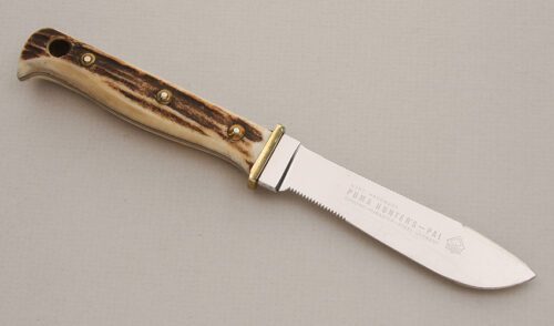 Puma Knives 6397 Hunter's Pal with Stag Handle Scales handle material - Obverse Side - Item #KLC13898