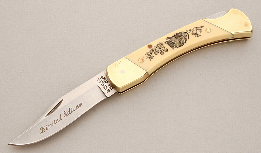 Schrade Cutlery SC507 Scrimshaw Lockback - KLC13905 - Secondary