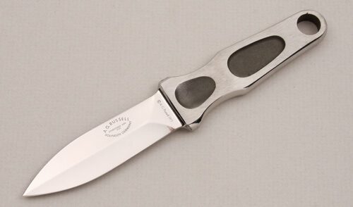 A.G. Russell 1977 Sting with Satin Finish Stainless Steel handle material - Obverse Side - Item #KLC13932