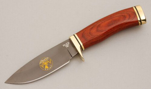Buck Knives Cabela's Vanguard Hunter with Rosewood Handle handle material - Obverse Side - Item #KLC13971