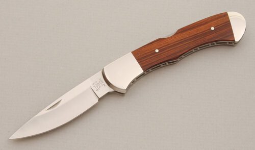 Buck Knives Buck Model 532 Midlock with Wood Scales handle material - Obverse Side - Item #KLC14019