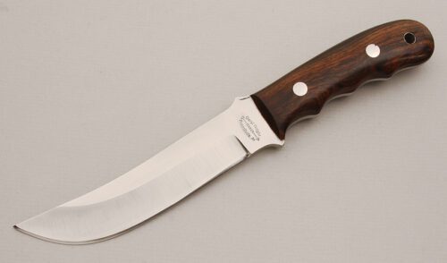 Deryl Wright Hunter with Desert Ironwood handle material - Obverse Side - Item #KLC14025