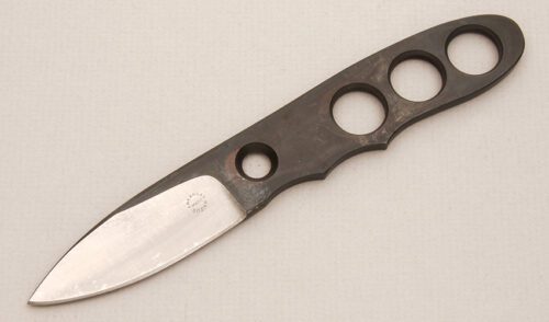 Dozier Knives Dozier Skeleton with D2 Steel handle material - Obverse Side - Item #KLC14039