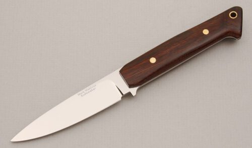 Mark Wahlster Mark Wahlster Spear Point with Desert Ironwood handle material - Obverse Side - Item #KLC14041