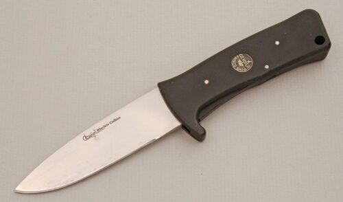 Gerber Knives Blackie Collins Frisco Shiv with Black Zytel Handle handle material - Obverse Side - Item #KLC14068