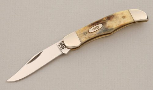 Case Cutlery Case Tiny Hunter with Stag handle material - Obverse Side - Item #KLC14083