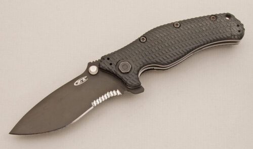 Kershaw Knives Zero Tolerance 0200 ST with Machine Textured G10 handle material - Obverse Side - Item #KLC14107
