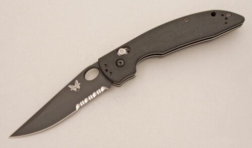 Benchmade Knives 806 D2 AFCK with Textured G10 handle material - Obverse Side - Item #KLC14108