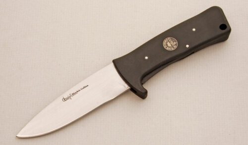 Gerber Knives Blackie Collins Frisco Shiv with Black Zytel Handle handle material - Obverse Side - Item #KLC14117