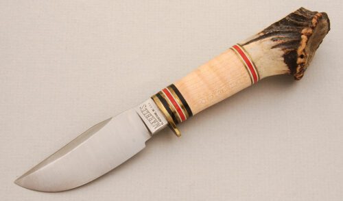 Marble's Knives Custom 2000 Trailcraft with Curly Maple Handle handle material - Obverse Side - Item #KLC14122