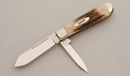 Marble's Knives English Jack with Stag handle material - Obverse Side - Item #KLC14131