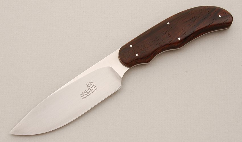 Arno Bernard Hunter with Ebony Wood Handle Scales handle material - Obverse Side - Item #KLC14155