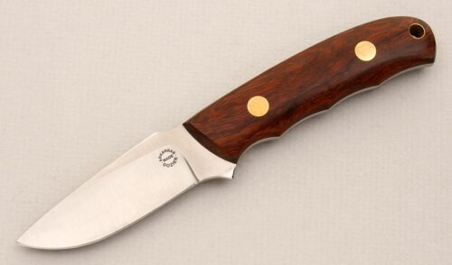 Dozier Knives Personal with Desert Ironwood Handle handle material - Obverse Side - Item #KLC14182