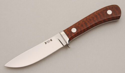 Dennis Bradley Semi-Skinner with Snake Wood Handle Scales handle material - Obverse Side - Item #KLC14190