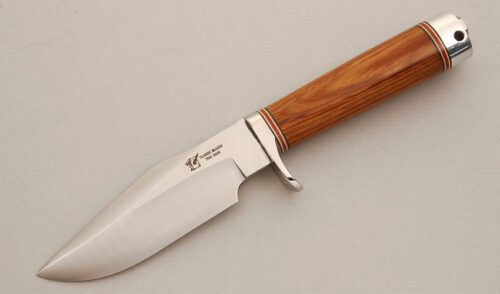 BlackJack Knives Trail Guide with Exotic Wood Handle handle material - Obverse Side - Item #KLC14198