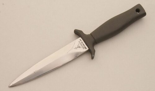 Gerber Knives Mark I with Textured Cast Aluminum Handle handle material - Obverse Side - Item #KLC14204